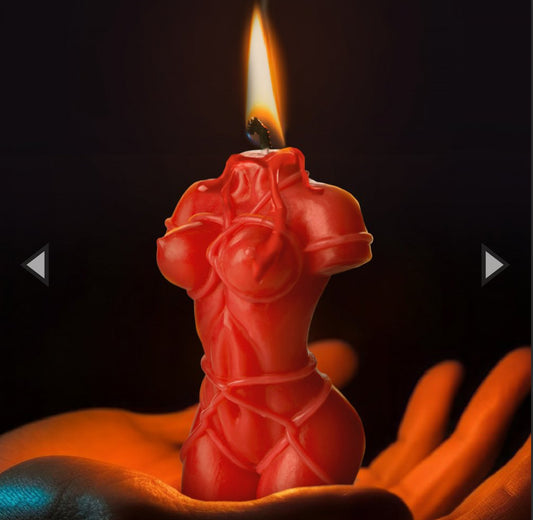 Bound Goddess Drip Candle - Red